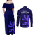 Scotland Rugby Couples Matching Off Shoulder Maxi Dress and Long Sleeve Button Shirts Go Scottish World Cup Sporty Style LT9 - Wonder Print Shop