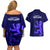 Scotland Rugby Couples Matching Off Shoulder Short Dress and Hawaiian Shirt Go Scottish World Cup Sporty Style LT9 - Wonder Print Shop