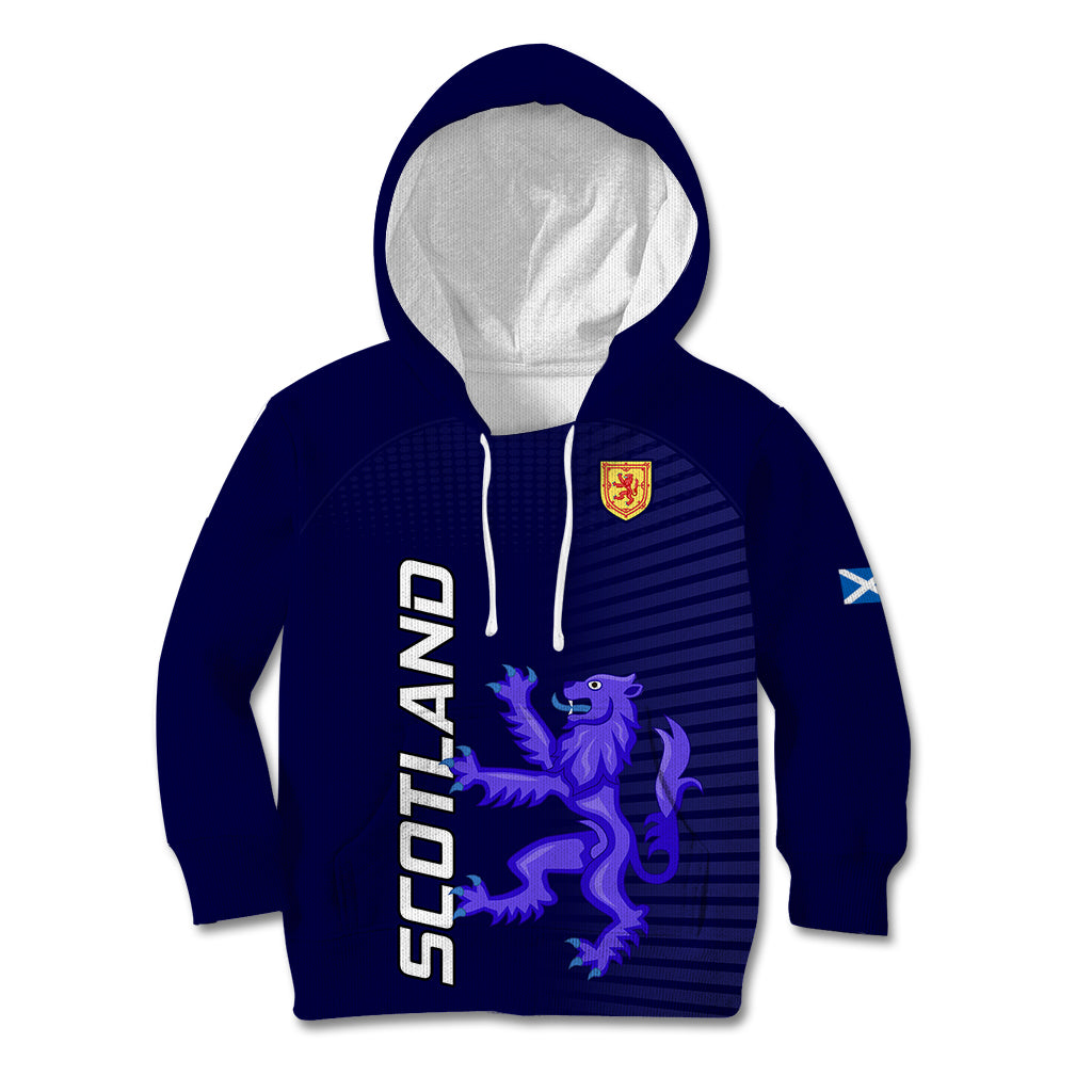 Scotland Rugby Kid Hoodie Go Scottish World Cup Sporty Style - Wonder Print Shop