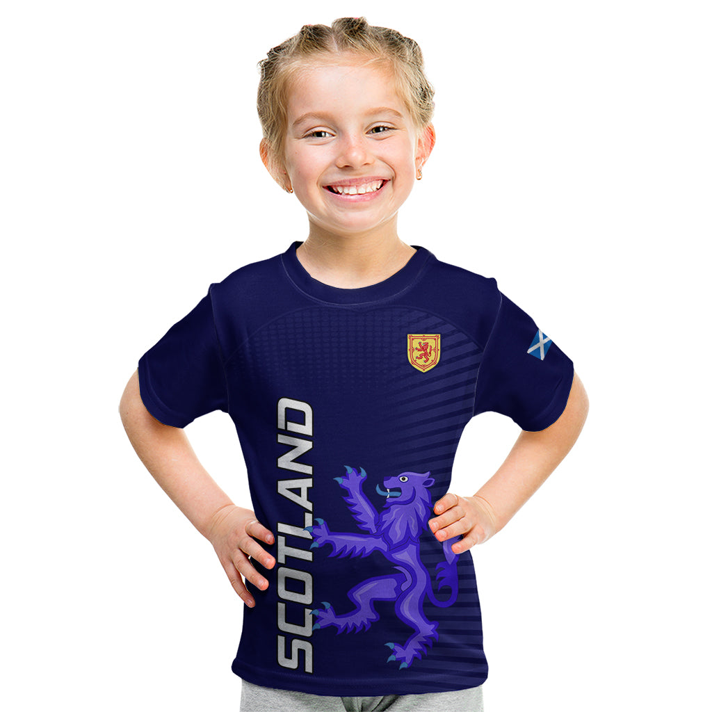 Scotland Rugby Kid T Shirt Go Scottish World Cup Sporty Style - Wonder Print Shop