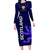 Scotland Rugby Long Sleeve Bodycon Dress Go Scottish World Cup Sporty Style - Wonder Print Shop