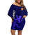 Scotland Rugby Off Shoulder Short Dress Go Scottish World Cup Sporty Style - Wonder Print Shop