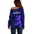 Scotland Rugby Off Shoulder Sweater Go Scottish World Cup Sporty Style - Wonder Print Shop