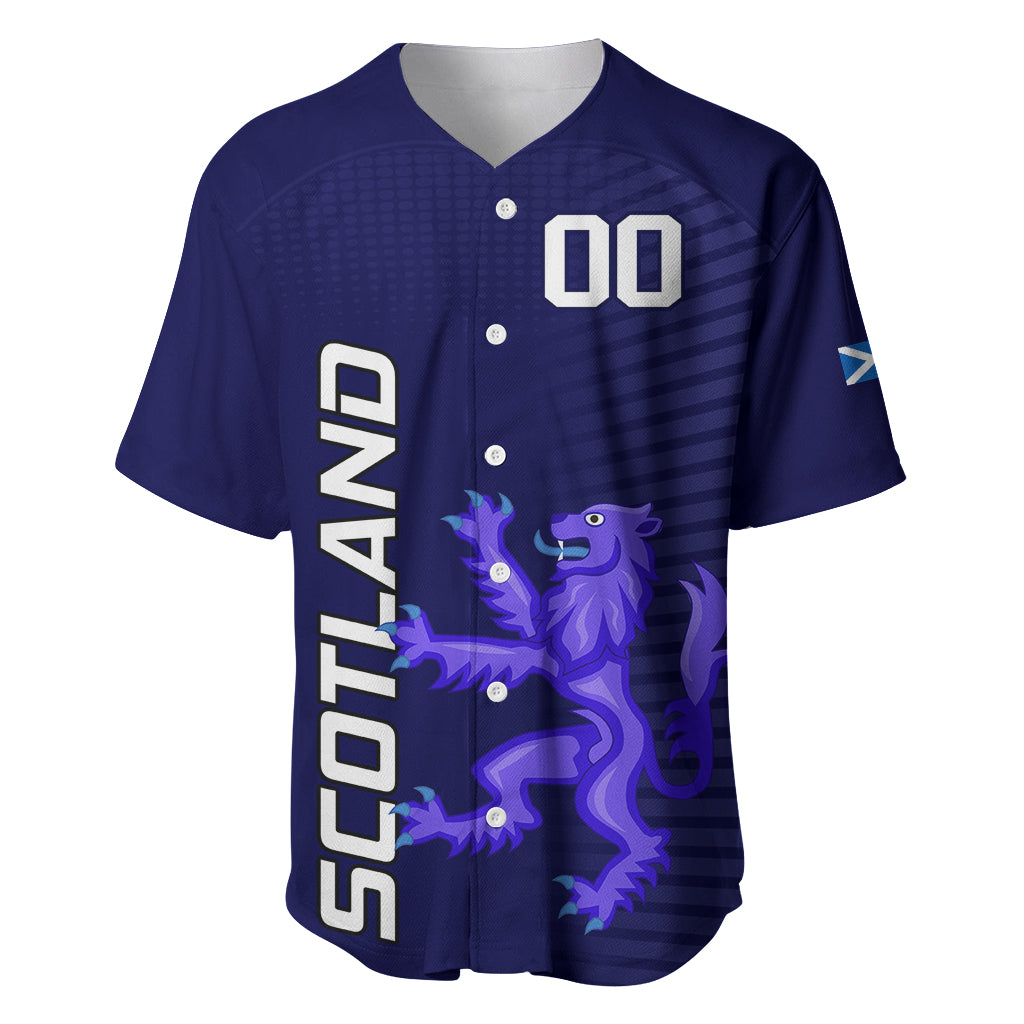 Custom Scotland Rugby Baseball Jersey Go Scottish World Cup Sporty Style LT9 - Wonder Print Shop