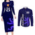 Custom Scotland Rugby Couples Matching Long Sleeve Bodycon Dress and Long Sleeve Button Shirts Go Scottish World Cup Sporty Style LT9 - Wonder Print Shop