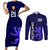 Custom Scotland Rugby Couples Matching Short Sleeve Bodycon Dress and Long Sleeve Button Shirts Go Scottish World Cup Sporty Style LT9 - Wonder Print Shop