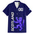 Custom Scotland Rugby Family Matching Mermaid Dress and Hawaiian Shirt Go Scottish World Cup Sporty Style LT9 - Wonder Print Shop