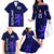 Custom Scotland Rugby Family Matching Off Shoulder Long Sleeve Dress and Hawaiian Shirt Go Scottish World Cup Sporty Style - Wonder Print Shop