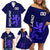 Custom Scotland Rugby Family Matching Off Shoulder Short Dress and Hawaiian Shirt Go Scottish World Cup Sporty Style LT9 - Wonder Print Shop