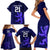 Custom Scotland Rugby Family Matching Short Sleeve Bodycon Dress and Hawaiian Shirt Go Scottish World Cup Sporty Style - Wonder Print Shop