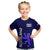 Custom Scotland Rugby Kid T Shirt Go Scottish World Cup Sporty Style - Wonder Print Shop