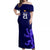 Custom Scotland Rugby Off Shoulder Maxi Dress Go Scottish World Cup Sporty Style - Wonder Print Shop