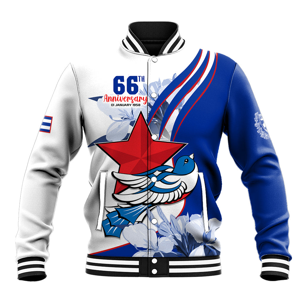 Cuba Triumph of the Revolution Personalized Baseball Jacket Freedom And Liberty LT9 - Wonder Print Shop