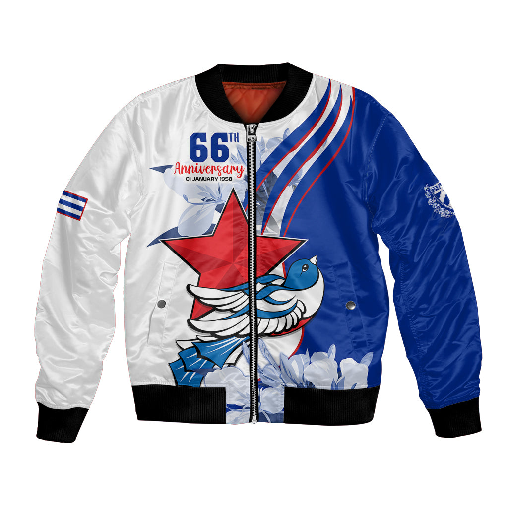 Cuba Triumph of the Revolution Personalized Bomber Jacket Freedom And Liberty LT9 - Wonder Print Shop