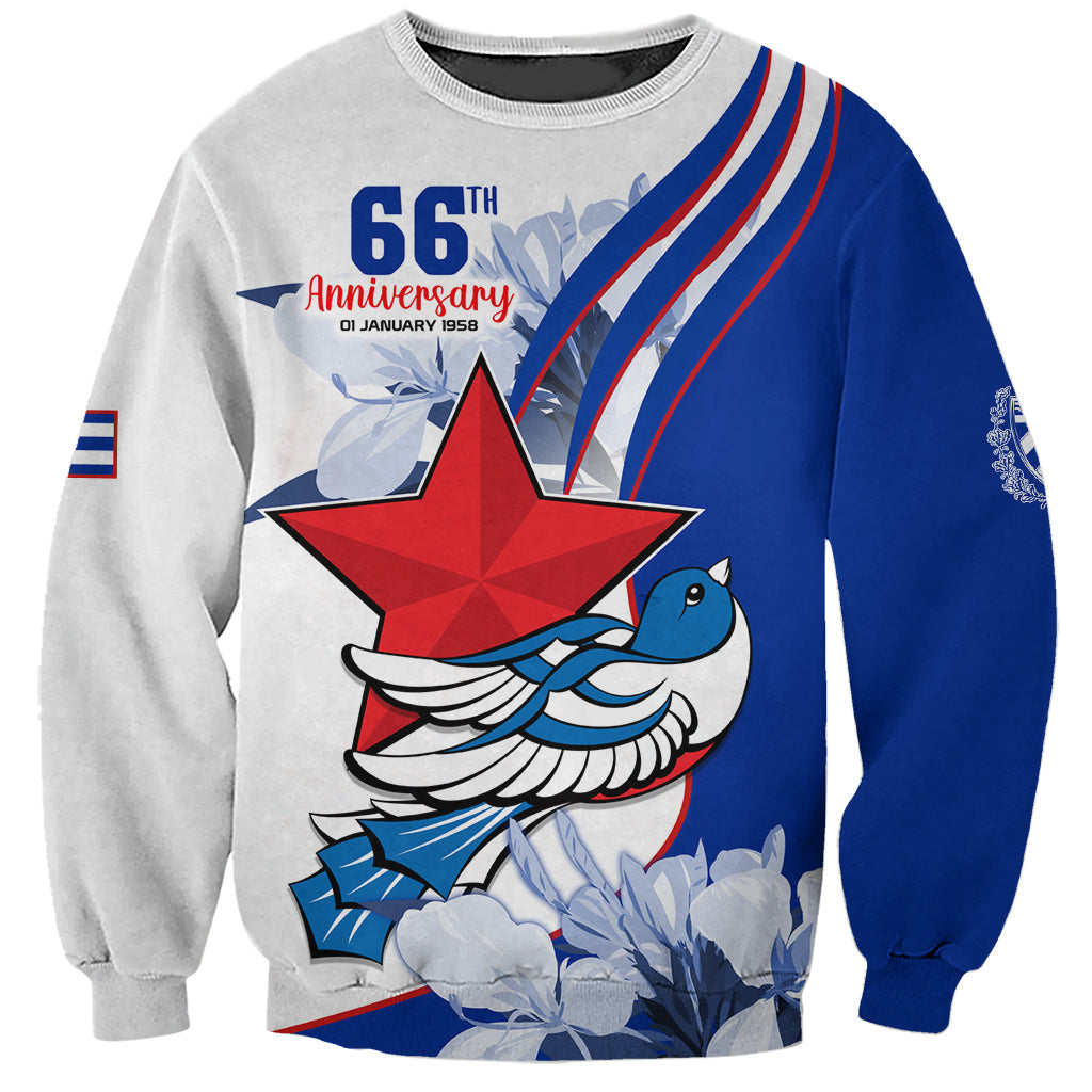 Cuba Triumph of the Revolution Personalized Sweatshirt Freedom And Liberty - Wonder Print Shop