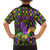 Mardi Gras Glitter Mask with Fleur-de-lis Family Matching Long Sleeve Bodycon Dress and Hawaiian Shirt LT9 - Wonder Print Shop