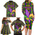 Mardi Gras Glitter Mask with Fleur-de-lis Family Matching Long Sleeve Bodycon Dress and Hawaiian Shirt LT9 - Wonder Print Shop