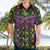 Mardi Gras Glitter Mask with Fleur-de-lis Hawaiian Shirt - Wonder Print Shop