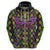 Mardi Gras Glitter Mask with Fleur-de-lis Hoodie - Wonder Print Shop