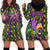 Mardi Gras Glitter Mask with Fleur-de-lis Hoodie Dress - Wonder Print Shop