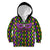 Mardi Gras Glitter Mask with Fleur-de-lis Kid Hoodie - Wonder Print Shop