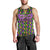 Mardi Gras Glitter Mask with Fleur-de-lis Men Tank Top - Wonder Print Shop