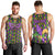 Mardi Gras Glitter Mask with Fleur-de-lis Men Tank Top - Wonder Print Shop