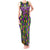 Mardi Gras Glitter Mask with Fleur-de-lis Tank Maxi Dress - Wonder Print Shop