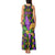 Mardi Gras Glitter Mask with Fleur-de-lis Tank Maxi Dress - Wonder Print Shop