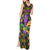 Mardi Gras Glitter Mask with Fleur-de-lis Tank Maxi Dress - Wonder Print Shop