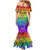 Sydney Mardi Gras Personalized Mermaid Dress Pride Rainbow Glitter Colorful Style - Wonder Print Shop