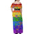 Sydney Mardi Gras Personalized Off Shoulder Maxi Dress Pride Rainbow Glitter Colorful Style - Wonder Print Shop