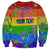 Sydney Mardi Gras Personalized Sweatshirt Pride Rainbow Glitter Colorful Style - Wonder Print Shop