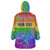 Sydney Mardi Gras Personalized Wearable Blanket Hoodie Pride Rainbow Glitter Colorful Style