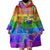 Sydney Mardi Gras Personalized Wearable Blanket Hoodie Pride Rainbow Glitter Colorful Style