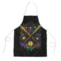 Mardi Gras Dripping Apron Baseball Ice Cream Drip - Wonder Print Shop