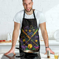 Mardi Gras Dripping Apron Baseball Ice Cream Drip - Wonder Print Shop