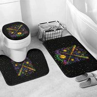 Mardi Gras Dripping Bathroom Set Baseball Ice Cream Drip - Wonder Print Shop