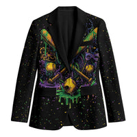 Mardi Gras Dripping Blazer Baseball Ice Cream Drip - Wonder Print Shop