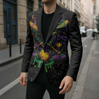 Mardi Gras Dripping Blazer Baseball Ice Cream Drip - Wonder Print Shop
