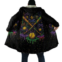Mardi Gras Dripping Cloak Baseball Ice Cream Drip - Wonder Print Shop