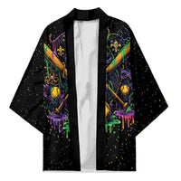 Mardi Gras Dripping Kimono Baseball Ice Cream Drip - Wonder Print Shop
