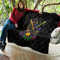 Mardi Gras Dripping Quilt Baseball Ice Cream Drip - Wonder Print Shop