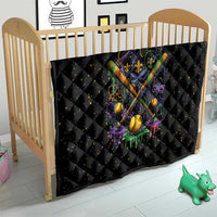 Mardi Gras Dripping Quilt Baseball Ice Cream Drip - Wonder Print Shop