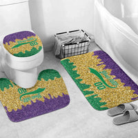 Custom Mardi Gras Dripping Bathroom Set Baseball Sparkling Drip Motif - Wonder Print Shop