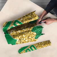 Custom Mardi Gras Dripping Umbrella Baseball Sparkling Drip Motif - Wonder Print Shop