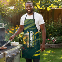 South African Four-time Champions Apron World Rugby Team Springboks