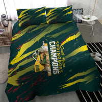 South African Four-time Champions Bedding Set World Rugby Team Springboks