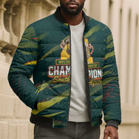 South African Four-time Champions Bomber Puffer Jacket World Rugby Team Springboks