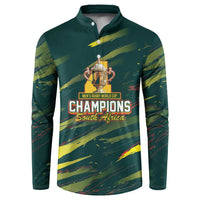 South African Four-time Champions Button Sweatshirt World Rugby Team Springboks